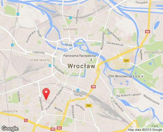 Google Map - Wrocław, Polska